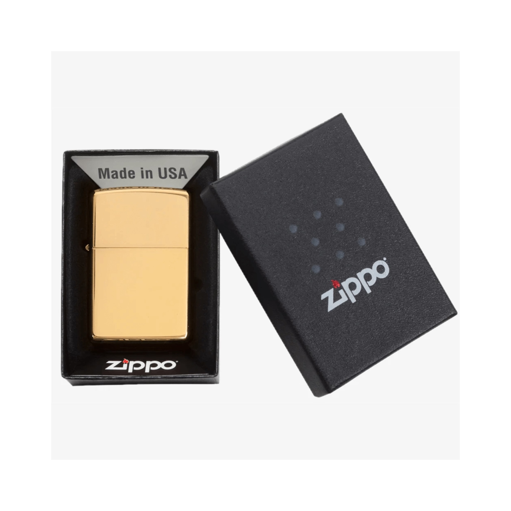 فندک Zippo طرح High Polish Brass - تصویر 3
