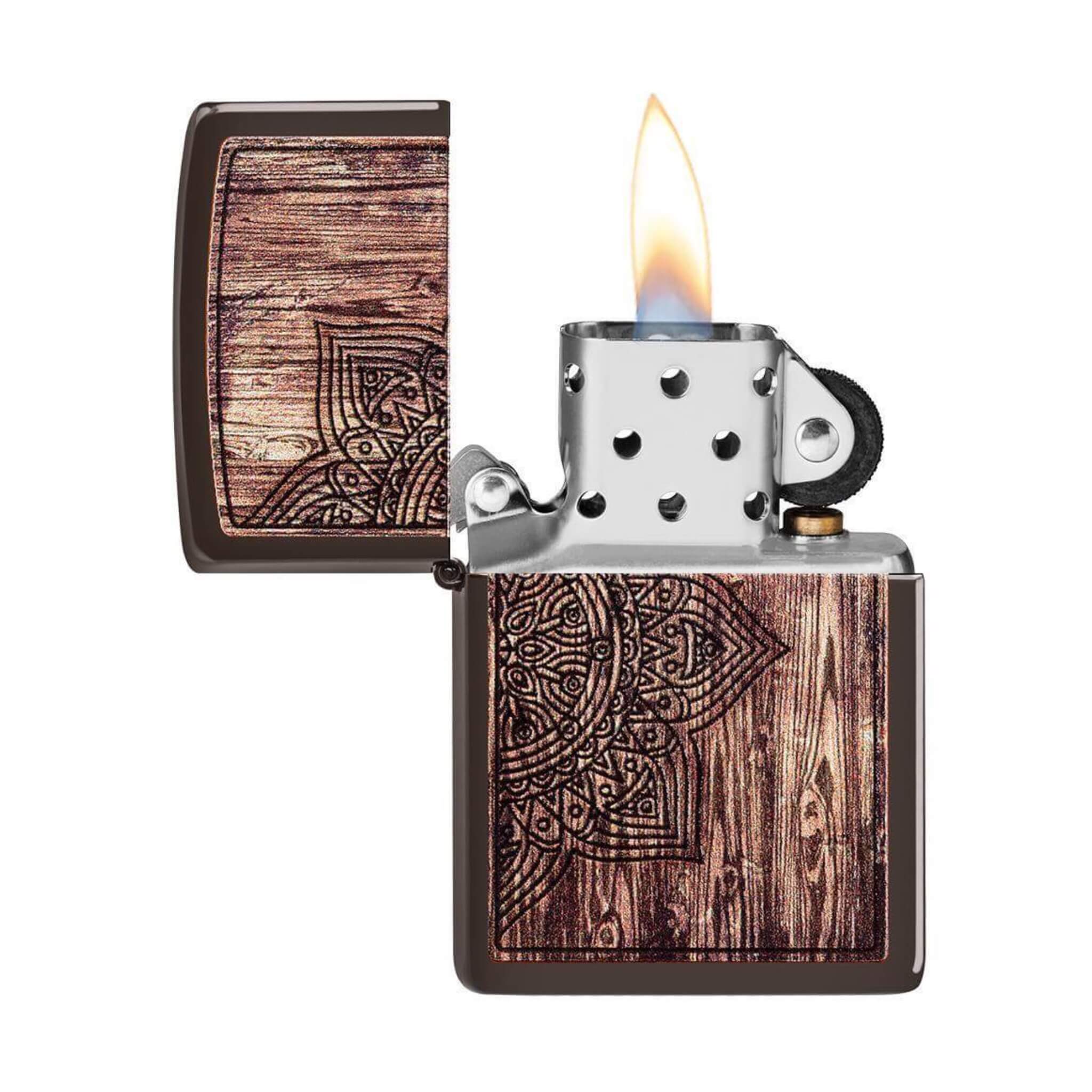 فندک Zippo مدل Wood Mandala Design - تصویر 2
