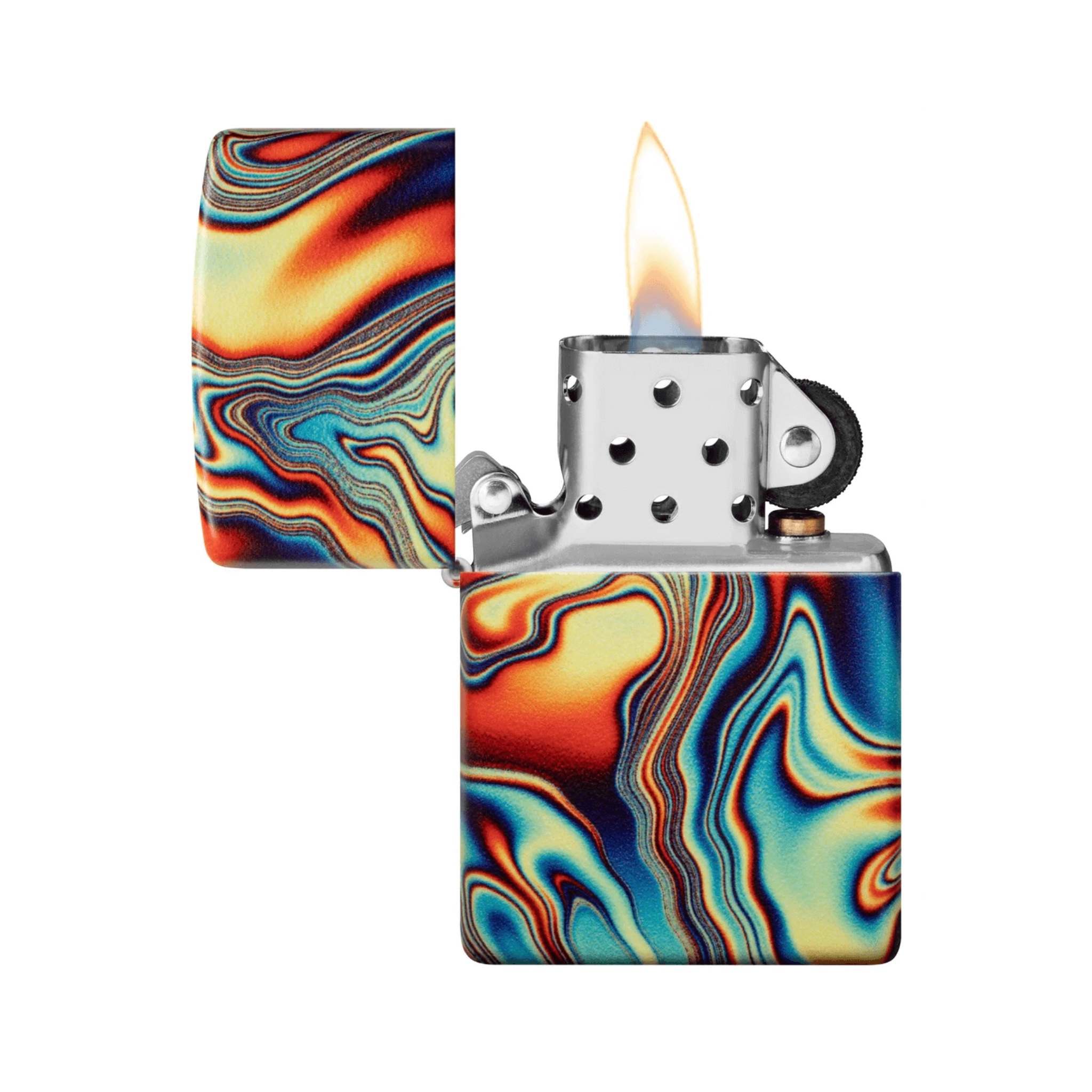 فندک Zippo طرح Colorful Swirl Design - تصویر 2